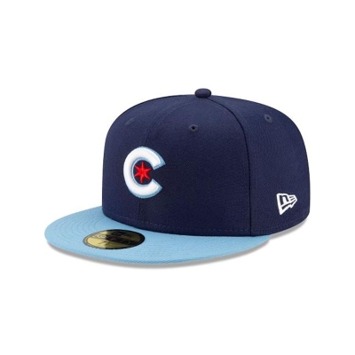 Sapca New Era Chicago Cubs MLB City Connect 59FIFTY Fitted - Albastri